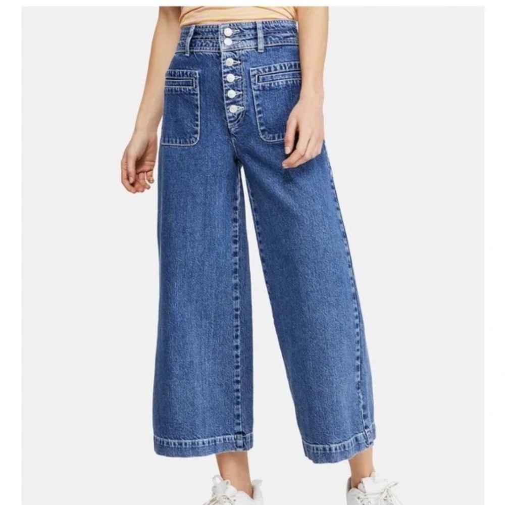 Free People Colette Crop Capri